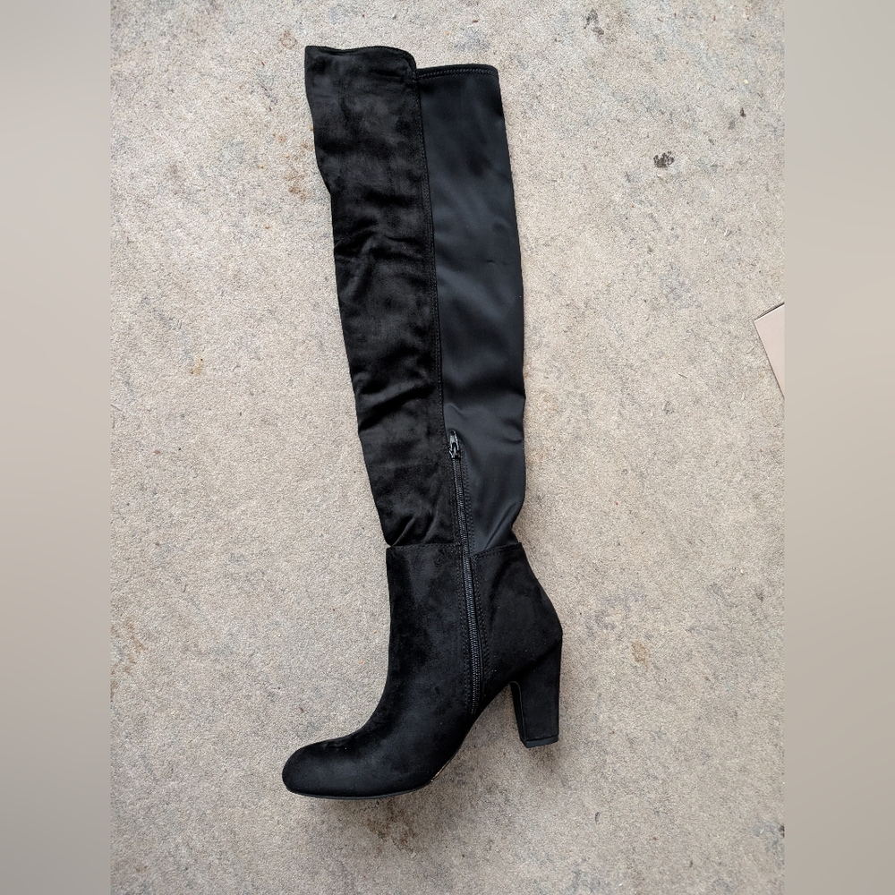 Chinese Laundry Black Over the Knee Boots Size 7.5